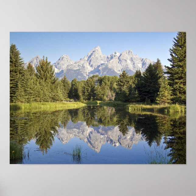 Print - Tetons Reflektion Poster (Vorne)