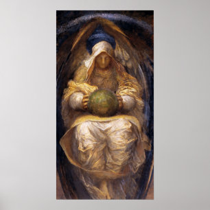 Print: "The All Pervading" von George Watts Poster