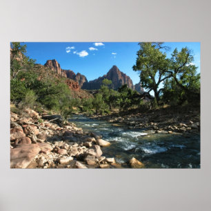 Print: Virgin River And Watchman Poster