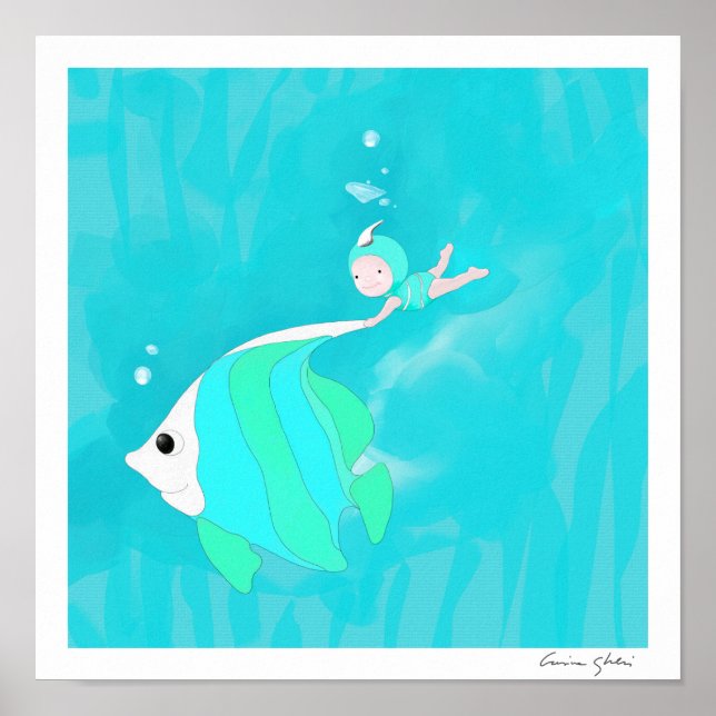 Print von Cristina Ghelfi Poster (Vorne)