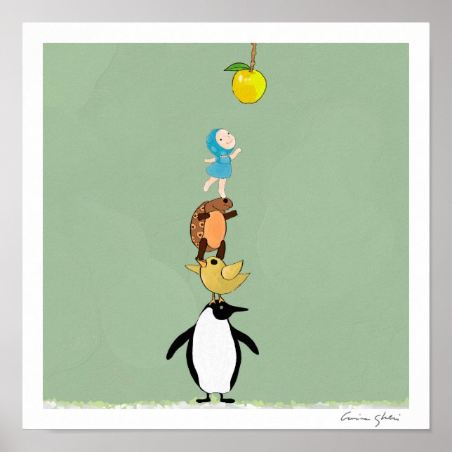 Print von Cristina Ghelfi Poster (Vorne)