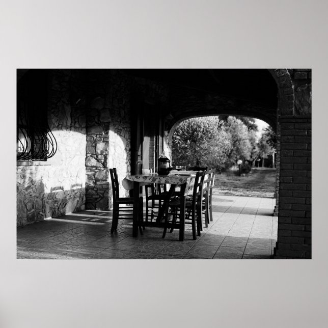 Print: Zeitlose Toskana Poster (Vorne)