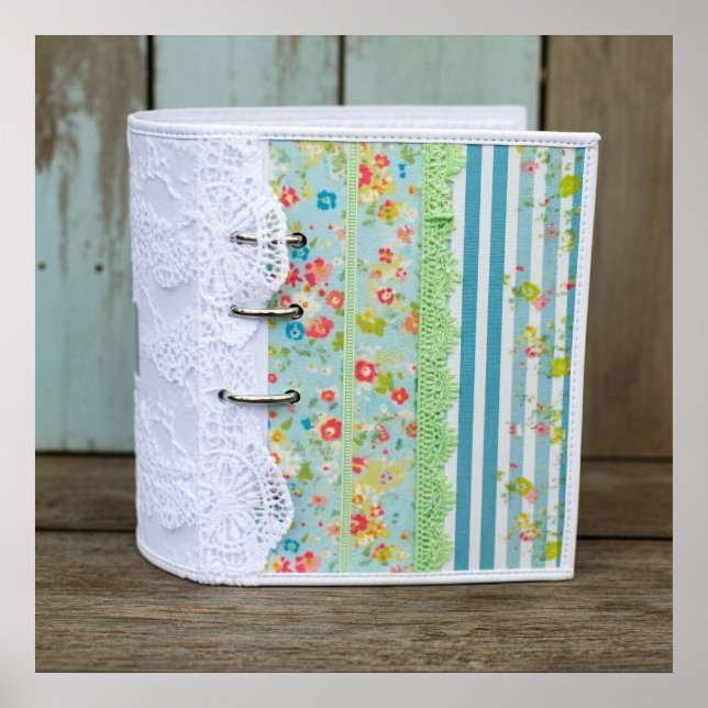 Printable Adoble Foto von Scrapbook Country Poster (Vorne)