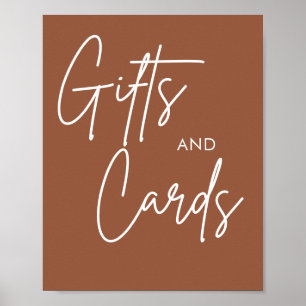 Printable Boho Wedding Cards Geschenkzeichen Poster