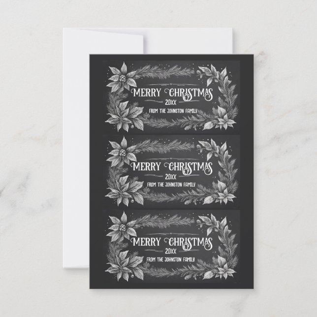 Printable Christmas Gift Labels Einladung (Vorderseite)