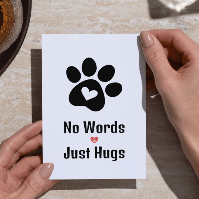 Printable Condolence Card for Friend, Pet Loss Gri Einladung (Printable Pet Sympathy Card for Friend, Pet Loss Condolence Grieving Card, Pet Bereavement)