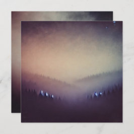 Printable Dusky Morning Autumnal Ombre Scrapbook Einladung