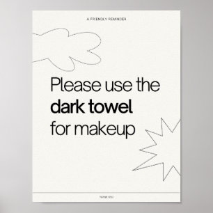 Printable Erinnerung Hostel Bed & Breakfast Info Poster