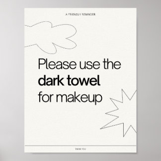 Printable Erinnerung Hostel Bed & Breakfast Info Poster