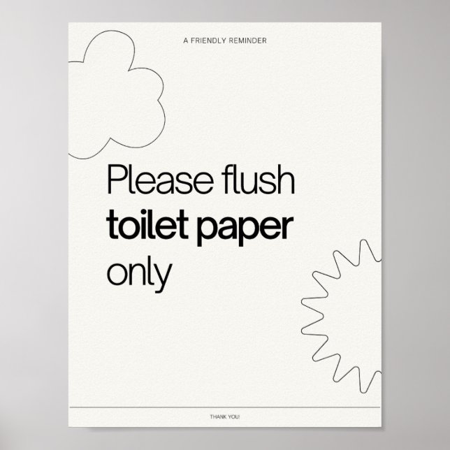 Printable Erinnerung Hostel Bed & Breakfast Info Poster (Vorne)