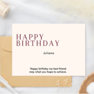 Printable Happy Birthday Card Feiertagskarte
