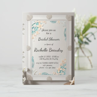 Printable Invitation Template for Bridal shower Einladung