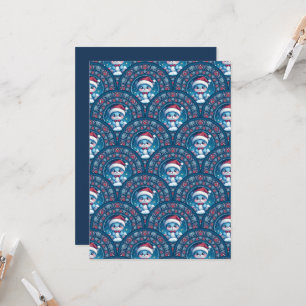 Printable Kawaii Christmas Bear Mandala Deko Scale Einladung