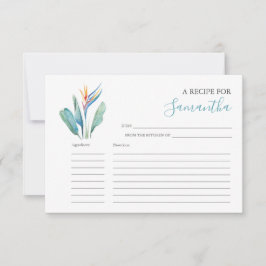 Printable Recicards Wasserfarbene Blume Einladung