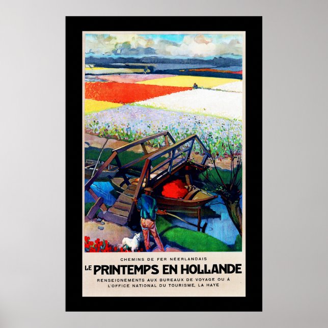 Printemps in Hollande ~ Spingtime Poster (Vorne)