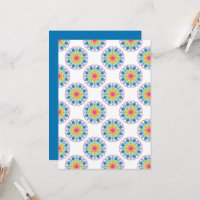 Printform Rainbow Floral Polka Dot Scrapbook Paper