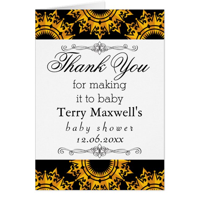 Printwerbung für Schwarz und Gelb (Vorne)