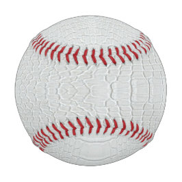 Printwerbung für weißes Krokodil Baseball