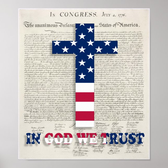 Printwerbung zum Unabhängigkeitstag Poster (Vorne)