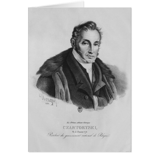 Prinz Adam George Czartoryski, 1831 (Vorne)
