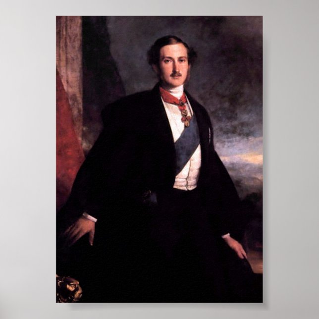 Prinz Albert von Sachsen-Coburg und Gotha Sachsen Poster (Vorne)