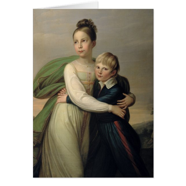 Prinz Albrecht und Prinzessin Louise, c.1817 (Vorne)