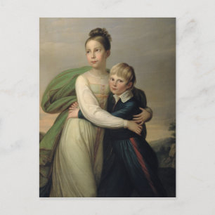 Prinz Albrecht und Prinzessin Louise, c.1817 Postkarte