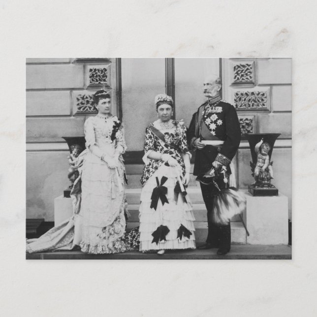 Prinz Alexander von Hesse mit seinem Freund Julie Postkarte (Vorderseite)