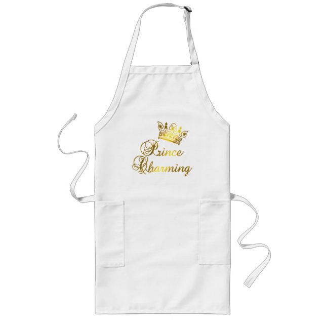 Prinz Bezaubern im GoldT - Shirt für Baby oder Lange Schürze (Vorne)