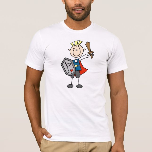 Prinz Bezaubern mit Klinge-und Schild-Shirt T-Shirt (Vorderseite)