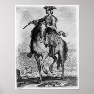 Prinz Charles Edward Stuart am Kampf Poster