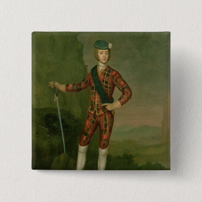 Prinz Charles Edward Stuart Button (Vorderseite)
