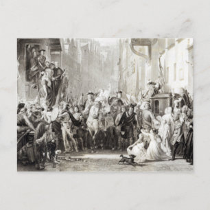 Prinz Charles Edward und die Highlander Postkarte