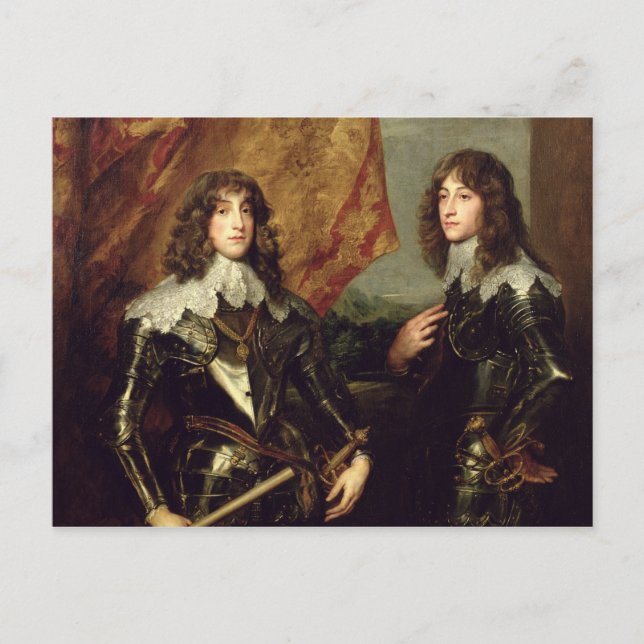 Prinz Charles Louis Elector Palatine Postkarte (Vorderseite)