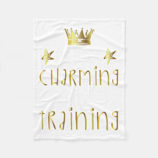 Prinz Charming in der Ausbildung Helden Halloween  Fleecedecke (Vorderseite)