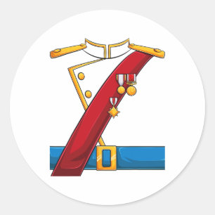 Prinz Charming Kostüm Halloween Kinder Jungen Männ Runder Aufkleber