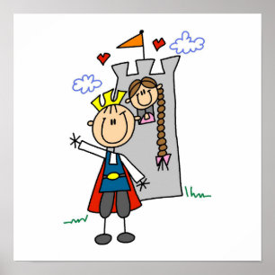 Prinz Charming rettet Prinzessin Poster