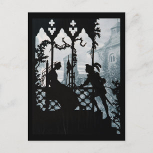 Prinz Charming und Prinzessin Postkarte