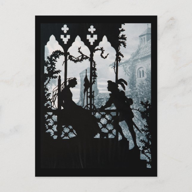 Prinz Charming und Prinzessin Postkarte (Vorderseite)