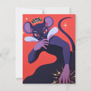 Prinz der Ratten Postkarte