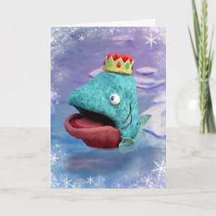 Prinz der Seekarte Feiertagskarte