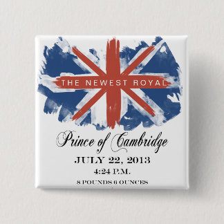 Prinz des Cambridge-Andenken-Knopfes Button