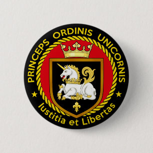 Prinz des Ordens des Einhorns Button