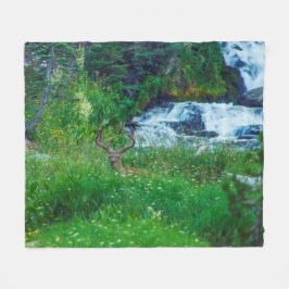 Prinz des Waldes Fleecedecke