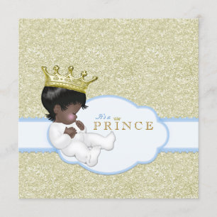 Prinz Ethnische Babyparty Einladung