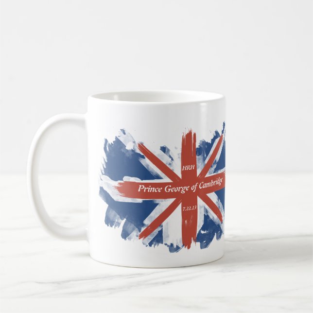 Prinz George der Cambridge-Andenken-Tasse Tasse (Links)