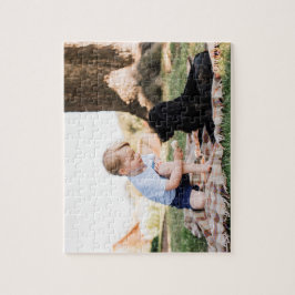 Prinz George mit Hund Puzzle