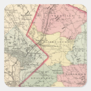 Prinz George Quadratischer Aufkleber