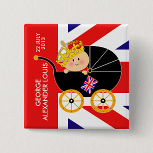 Prinz George Royal Baby Button