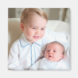 Prinz George und Prinzessin Charlotte Magnet